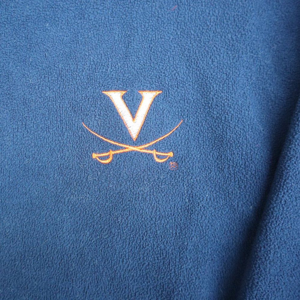 University of Virginia UVA Antigua Fleece Zip-Up Sweatshirt, XXL - Picture 2 of 2